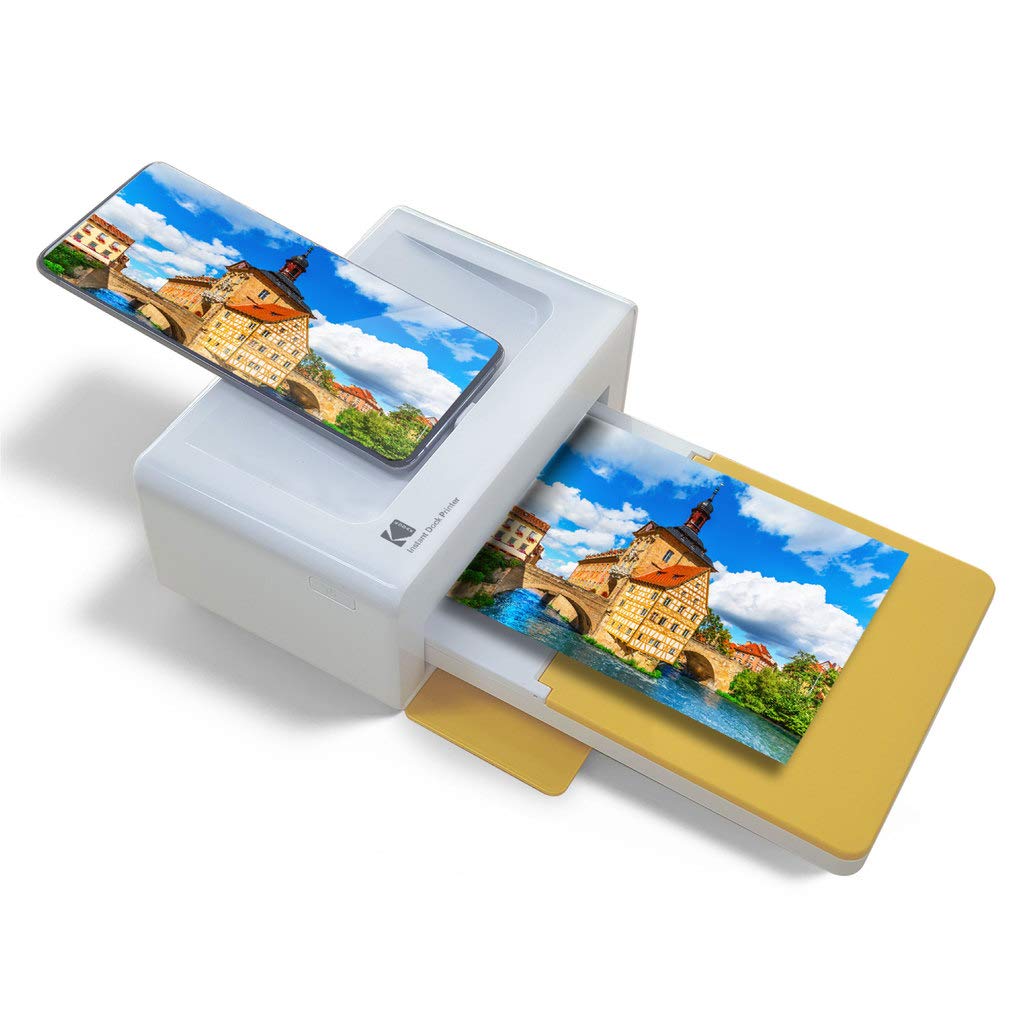 Kodak Dock Plus 4Pass Sofortbilddrucker (10 x 15 cm) + 10 Blatt Impresora + 10 Hojas, Impresora + 10