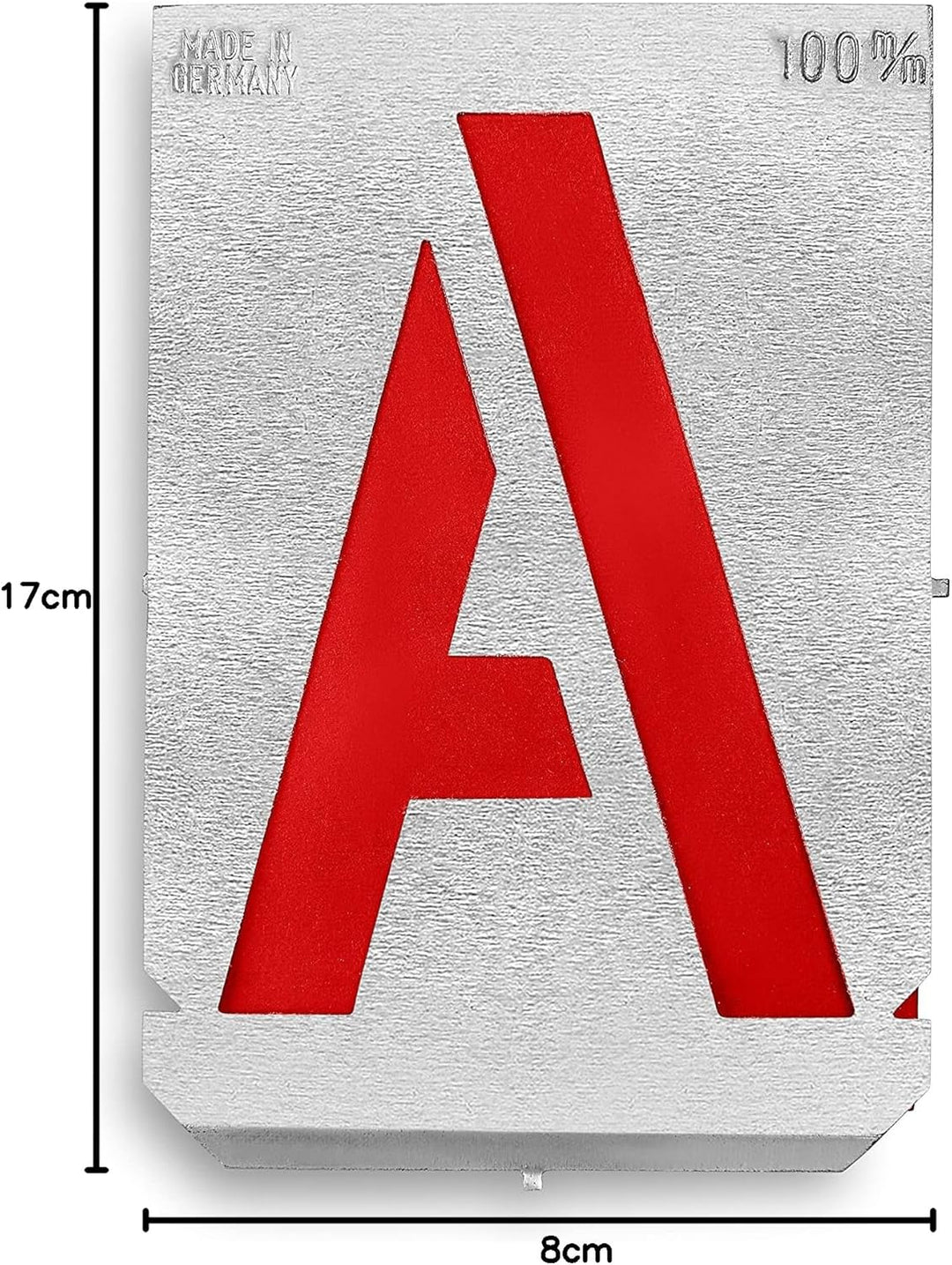 GRAVUREM Signierschablonen A-Z - Buchstabensatz 100 mm, 100 mm