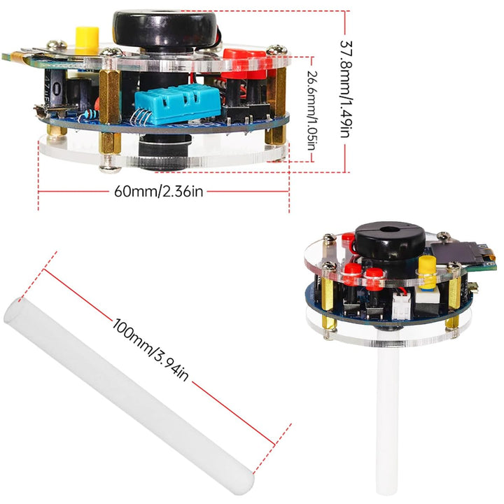 USB Luftbefeuchter Modul,mit Temperatur- und Feuchtigkeitssensor, OLED-Display, automatischer Abscha
