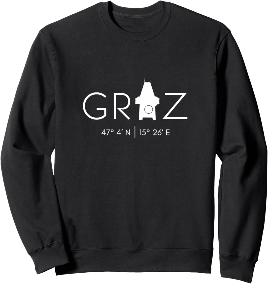 Graz, Steiermark, Österreich, Uhrturm, Schlossberg Sweatshirt