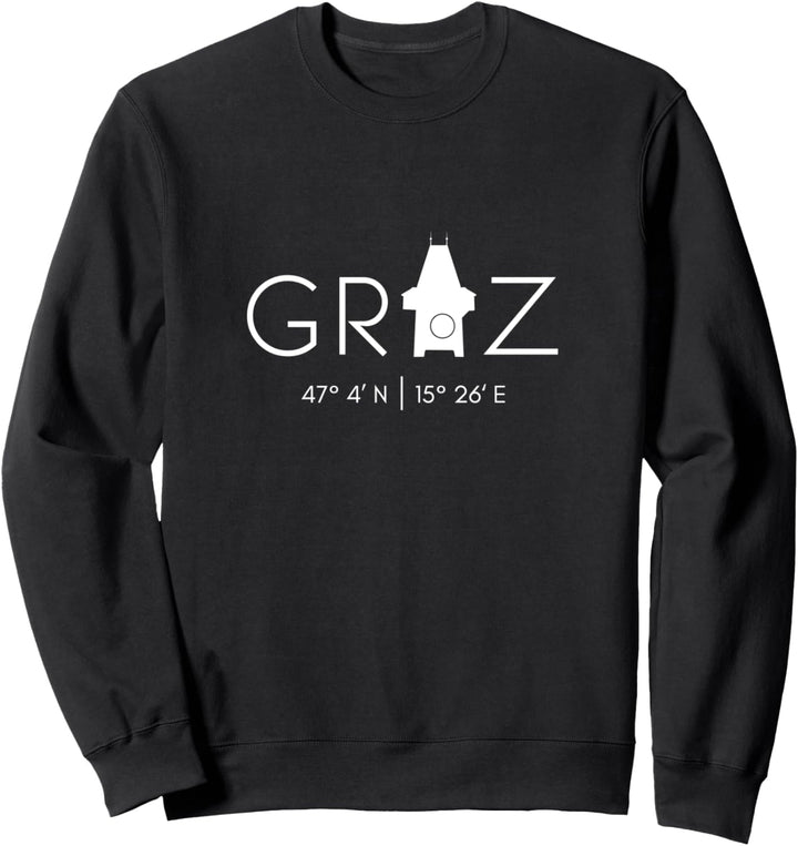Graz, Steiermark, Österreich, Uhrturm, Schlossberg Sweatshirt