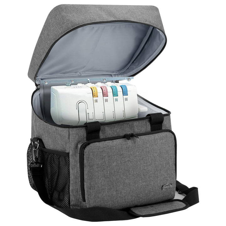 Luxja Overlock Tasche für Overlock Maschinen, Overlocktasche für Aufbewahrung Overlock-Nähmaschinen,