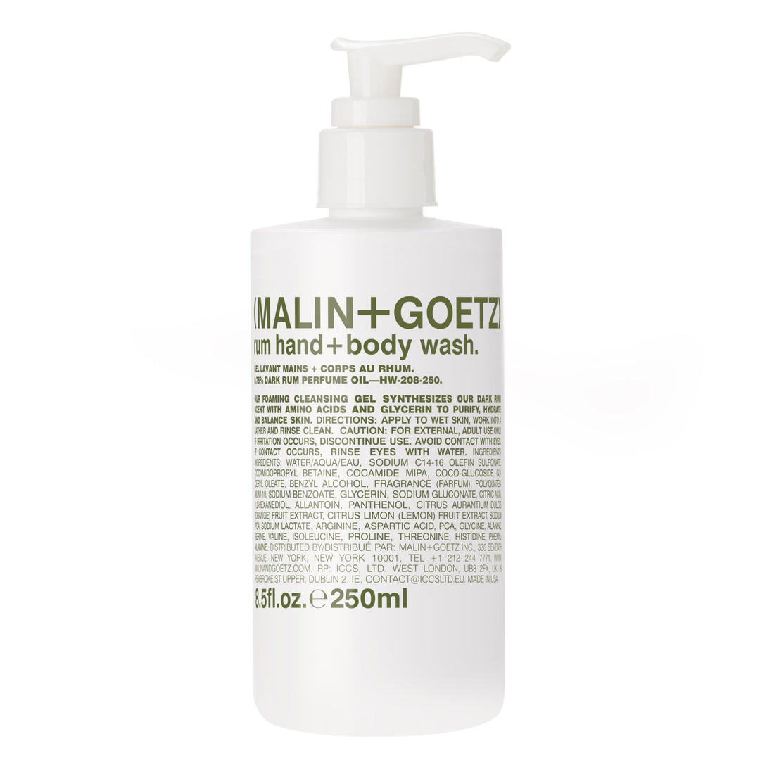 Malin + Goetz Rum Hand Wash w. Pump-8.5 oz. by Malin + Goetz