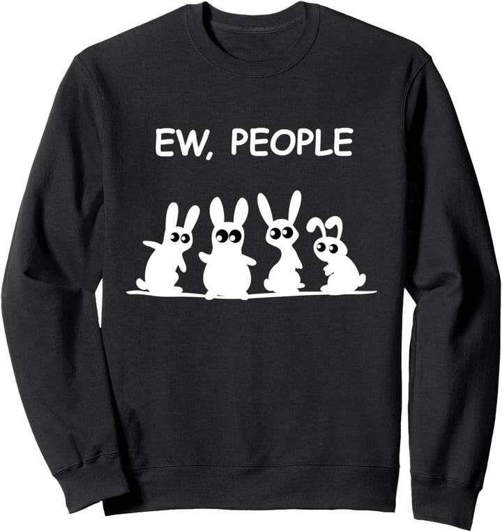 Ew People Katze, Kaninchen, Ew People Sweatshirt