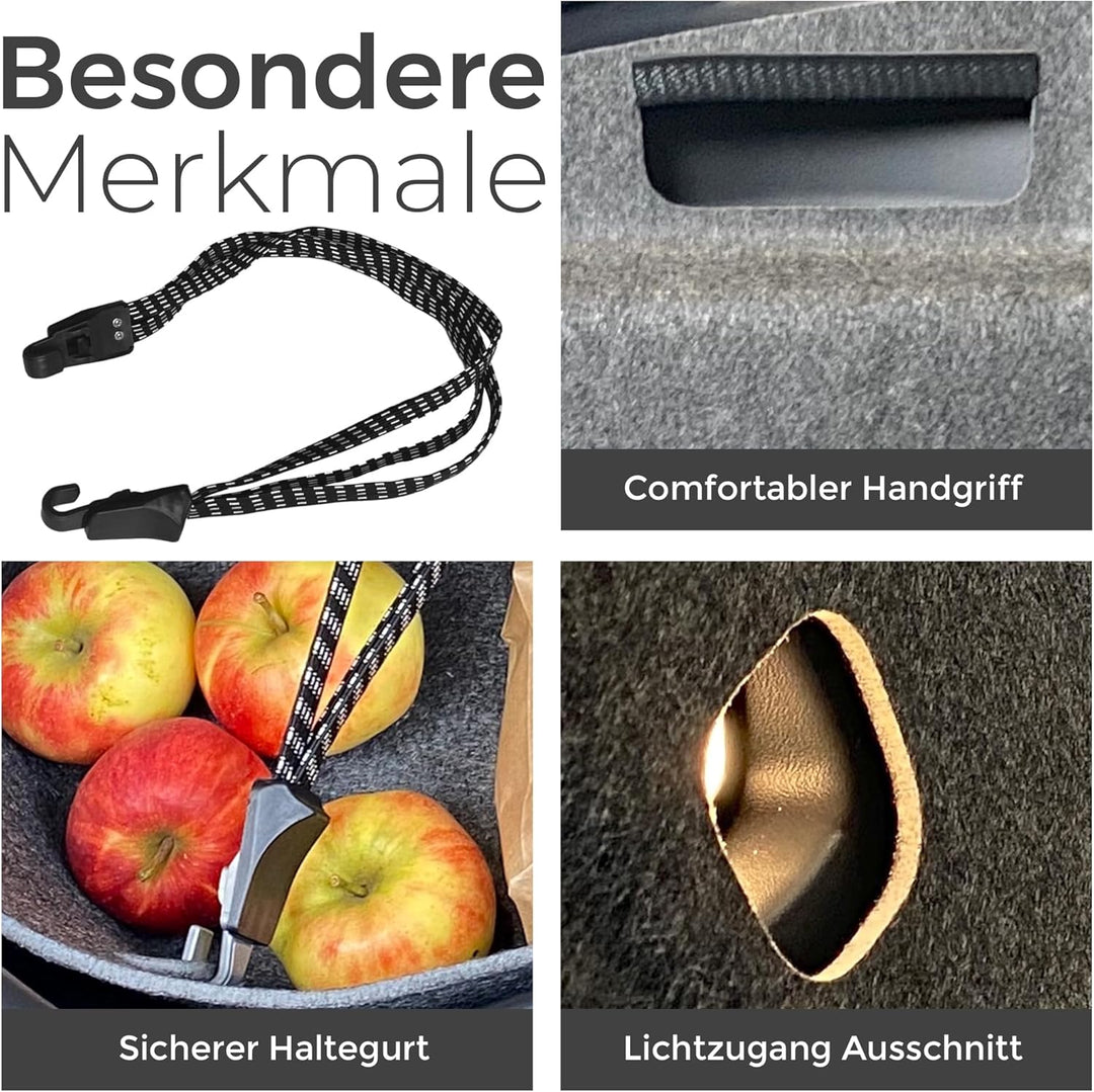 VLOX Tesla Model Y Juniper Frunk Organizer Aufbewahrungsbox – Passgenau für Modell Y 2025, 117L Kapa