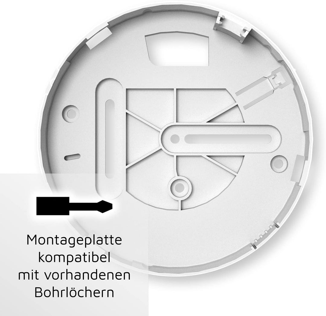 Ei Electronics Ei650 Rauchwarnmelder, Rauchmelder im 4er Set, Stand-alone-Gerät mit Batterie für 10