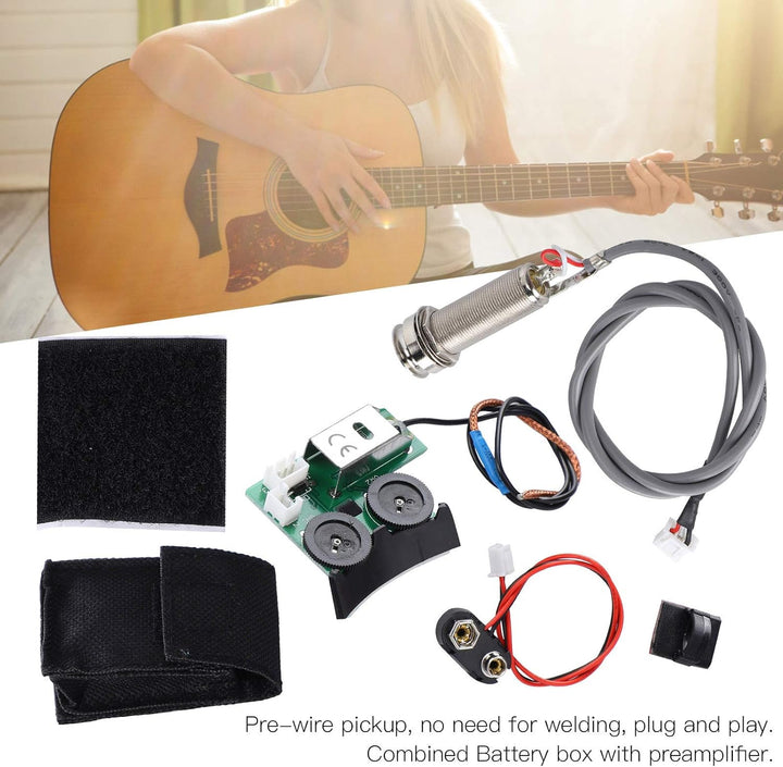 Akustikgitarren-Pickup-System, leicht für VT1 Tail Nail Pickup EQ
