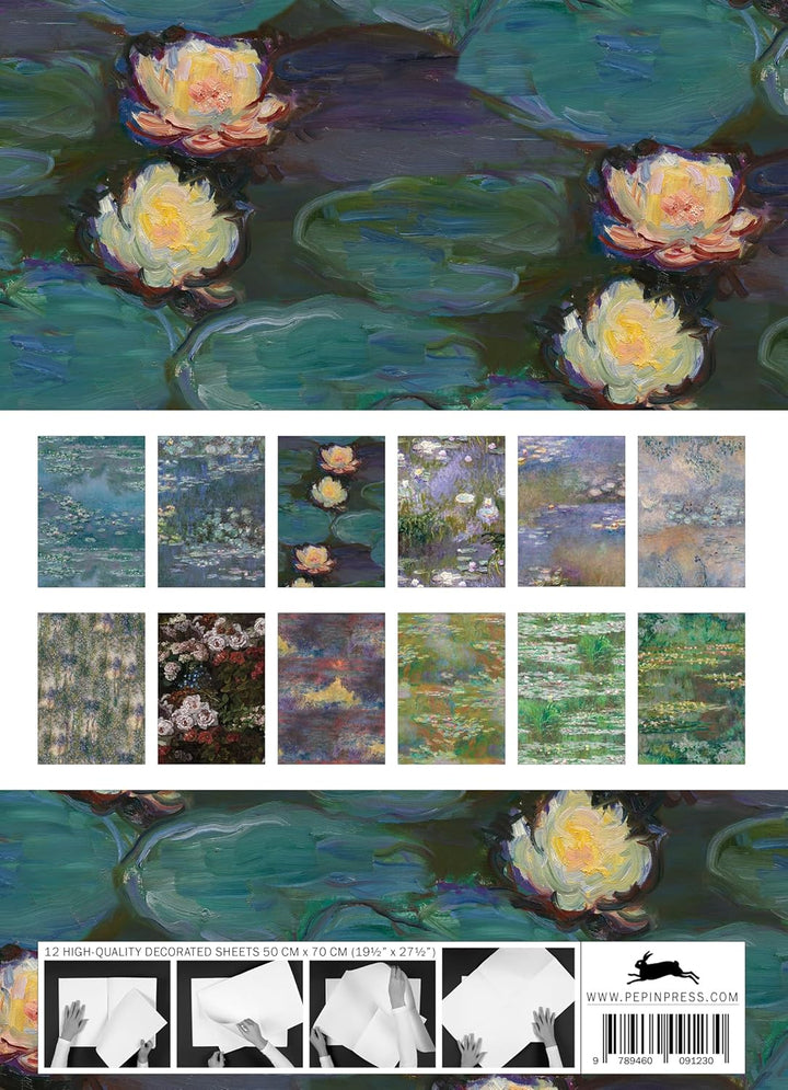 Claude Monet: Gift & Creative Paper Book Vol. 101 (Gift & creative papers, 101), Taschenbuch