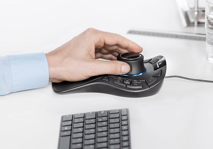 3Dconnexion SpaceMouse Pro (3D-Maus, kabelgebunden, schwarz)