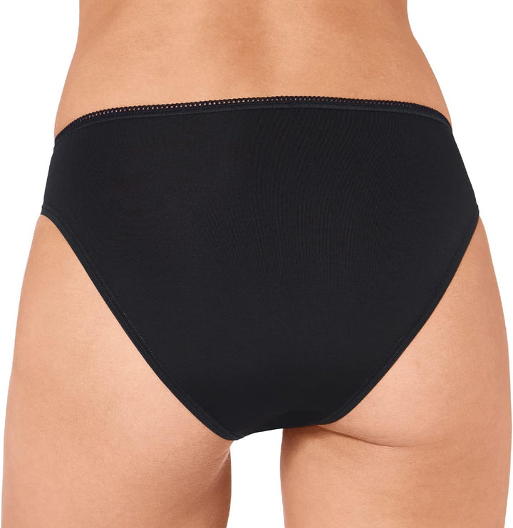 Sloggi Damen Slips 24/7 Microfibre Tai Slip 6er Pack 38 6 X Schwarz, 38 6 X Schwarz