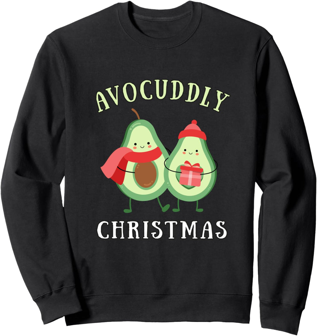 Avocado Paar Avocuddly Christmas Weihnachten Pärchen Sweatshirt