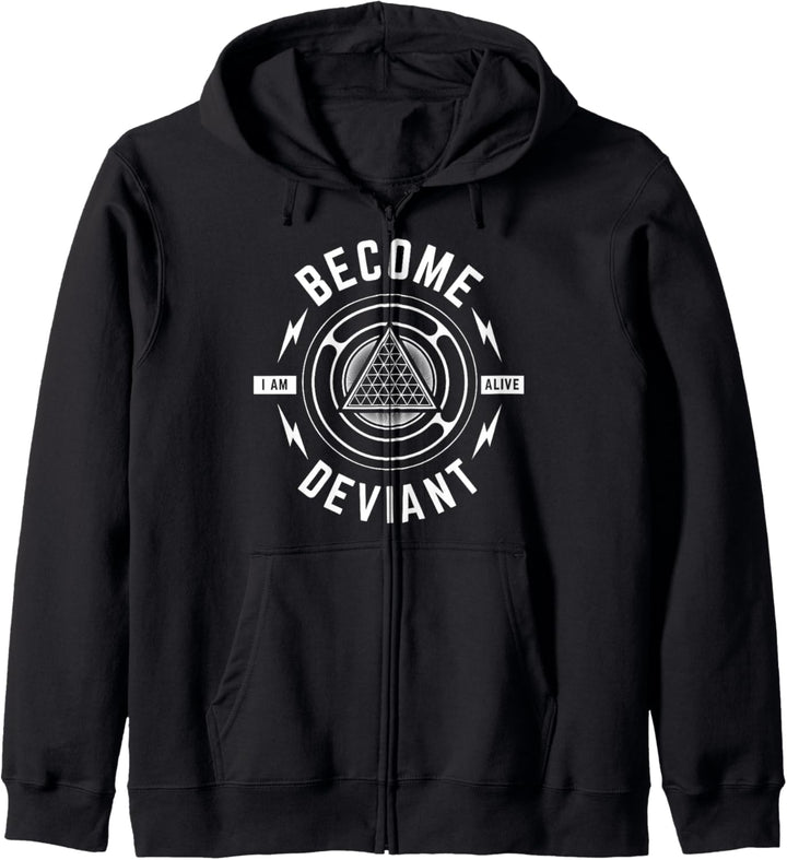 Become Deviant - Geek-Shirt Kapuzenjacke