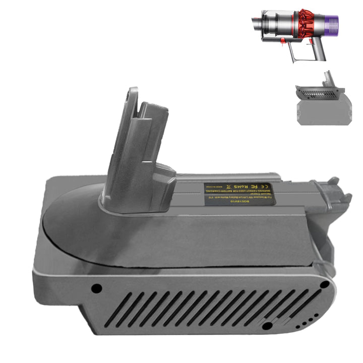 DEWDYS für Dyson V10 Akku Adapter für Bosch 18V GBA Akku auf für Dyson V10 Akku Cyclone V10 Animal V