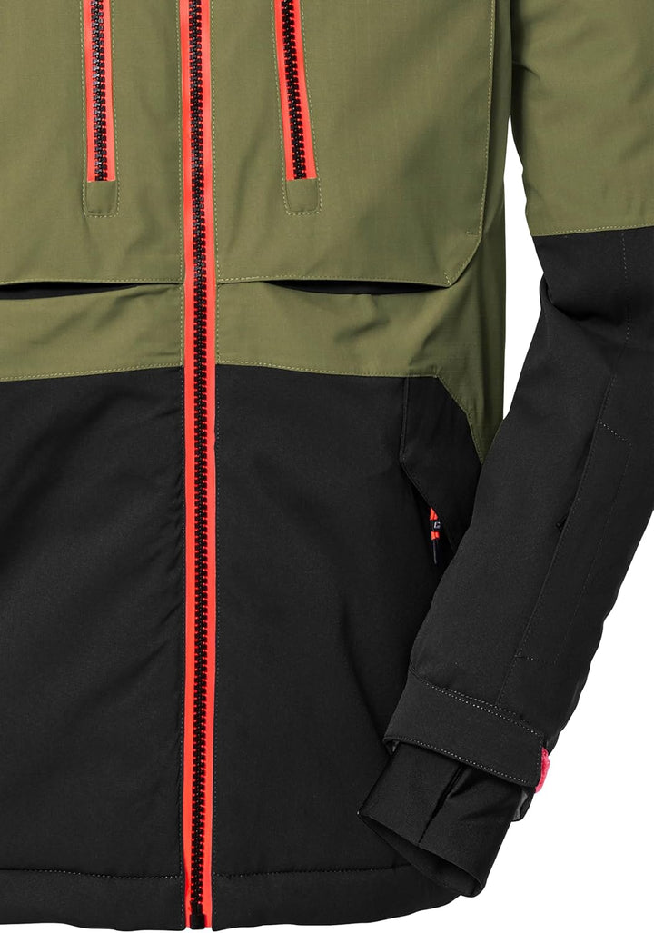 Killtec Jungen Ksw 127 Bys Ski Jckt Skijacke/Funktionsjacke mit Kapuze und Schneefang, wasserdicht 1