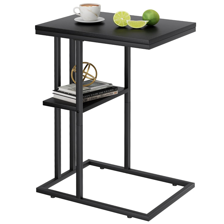 Beistelltisch C Form, Couch Beistelltisch, Kaffeetisch Kleiner Tisch, Sofa Tisch Beistelltisch Bett,
