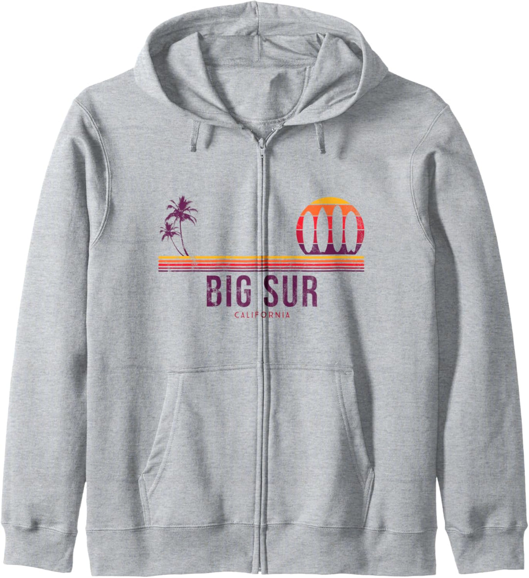 California Big Sur Vintage Surf Kapuzenjacke