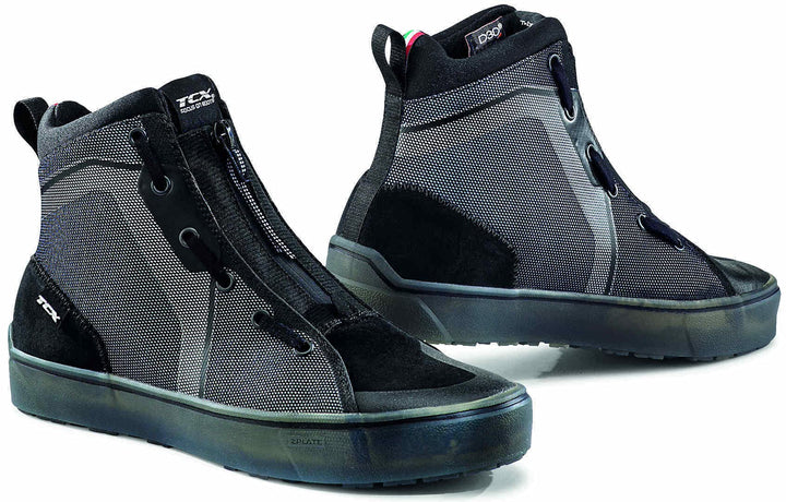 TCX Herren Ikasu Wp wasserdichte Motorradschuhe 45 EU Black Reflex, 45 EU Black Reflex