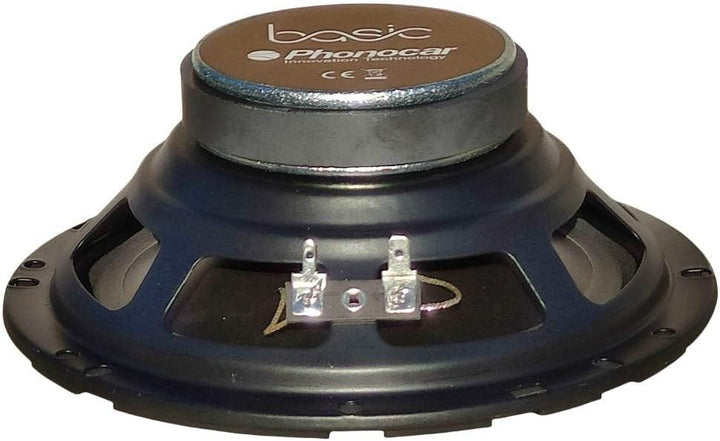 2 Lautsprecher PHONOCAR Basic 66026, koaxial, 2-Wege, 16,50 cm, 165 mm, 6,5 Zoll Durchmesser, 30 Wat