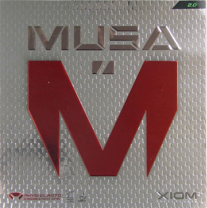 XIOM Belag Musa I Schwarz 2,0 mm, Schwarz 2,0 mm