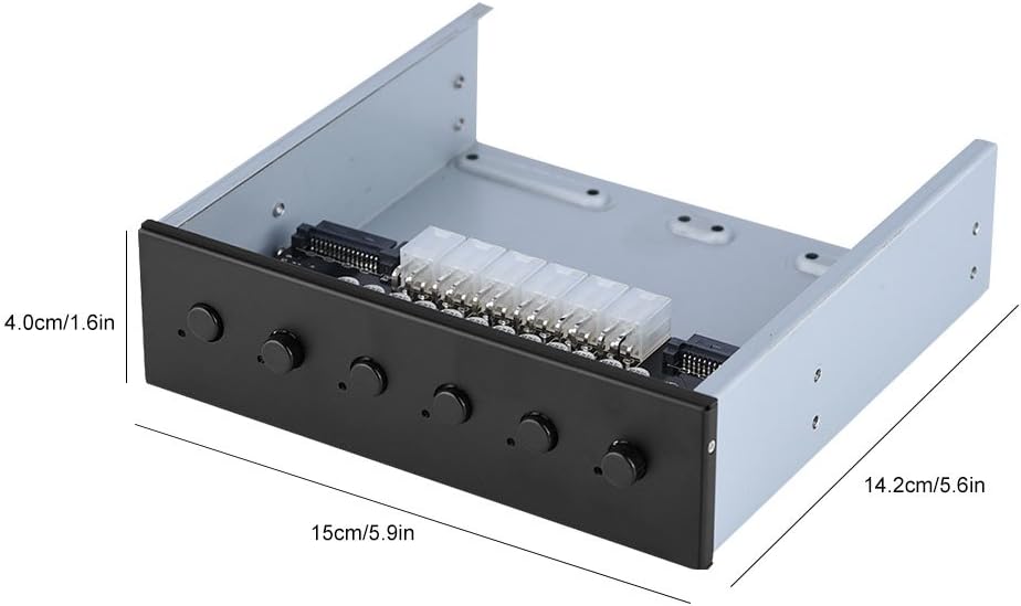 Cuifati Festplatten-Netzschalter, SATA-Laufwerksschalter mit 6 selbstsichernden Schalter, Hard Disk