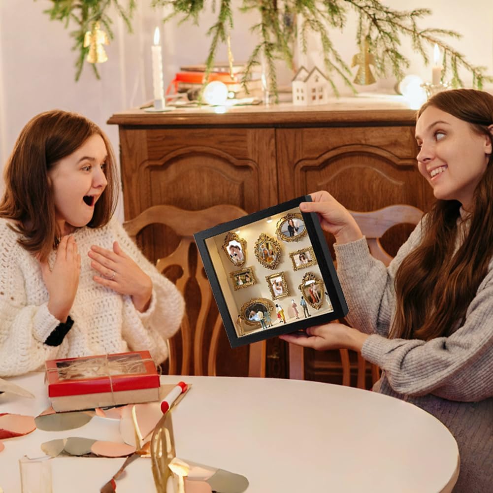 DIY Mini Museum Silhouette Box, Tiny Museum Silhouette Box, mit Lichtern, Feiern Sie Ihre einzigarti