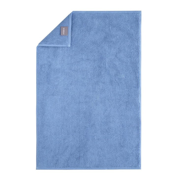 Egeria Badteppich Boston 50x80cm Farbe Nordic Blue Einfarbig Uni Badvorleger