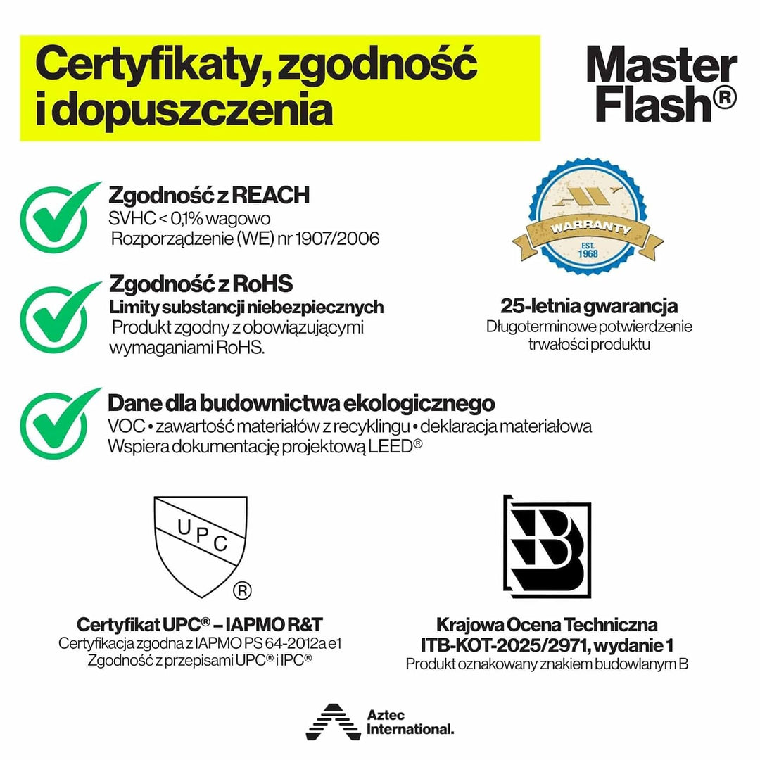 MASTER FLASH Dachdurchdringung zum Schutz Gegen das Eindringen von Wasser Rohrmanschette Dachdurchfü