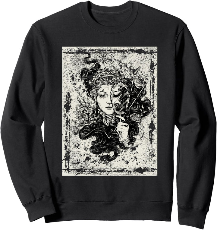 Dark Art Grunge Goth Hexe Occult Gothic Design aesthetic Sweatshirt