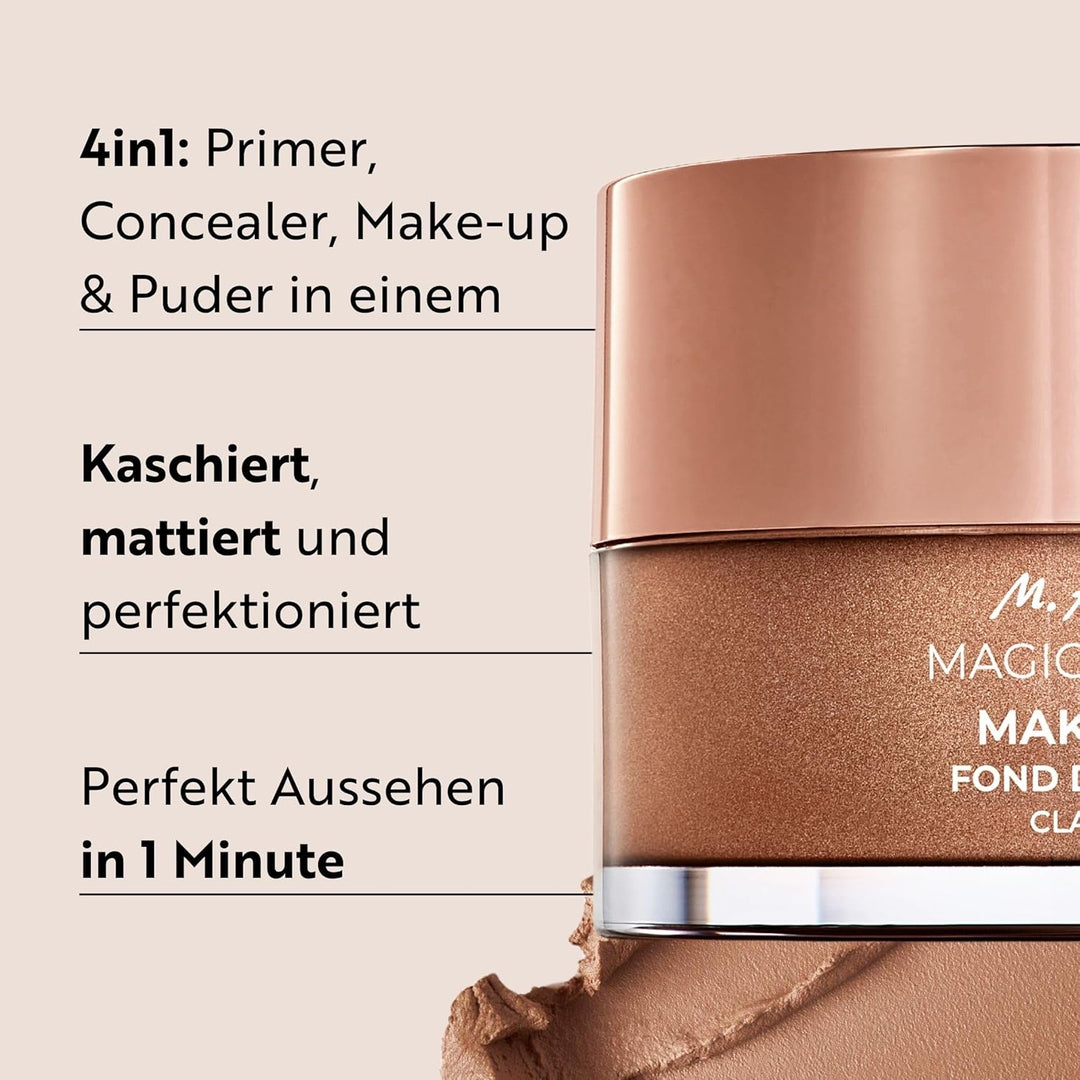M. Asam Magic Finish Make-up Mousse Classic Special Edition (30ml), 4-in-1 Primer, Make up, Puder &