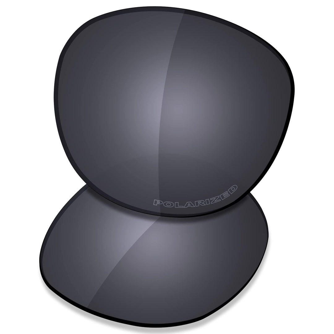 Saucer Premium Ersatzgläser für Oakley Latch OO9265 Sonnenbrillen High Definition - Shield Black Pol