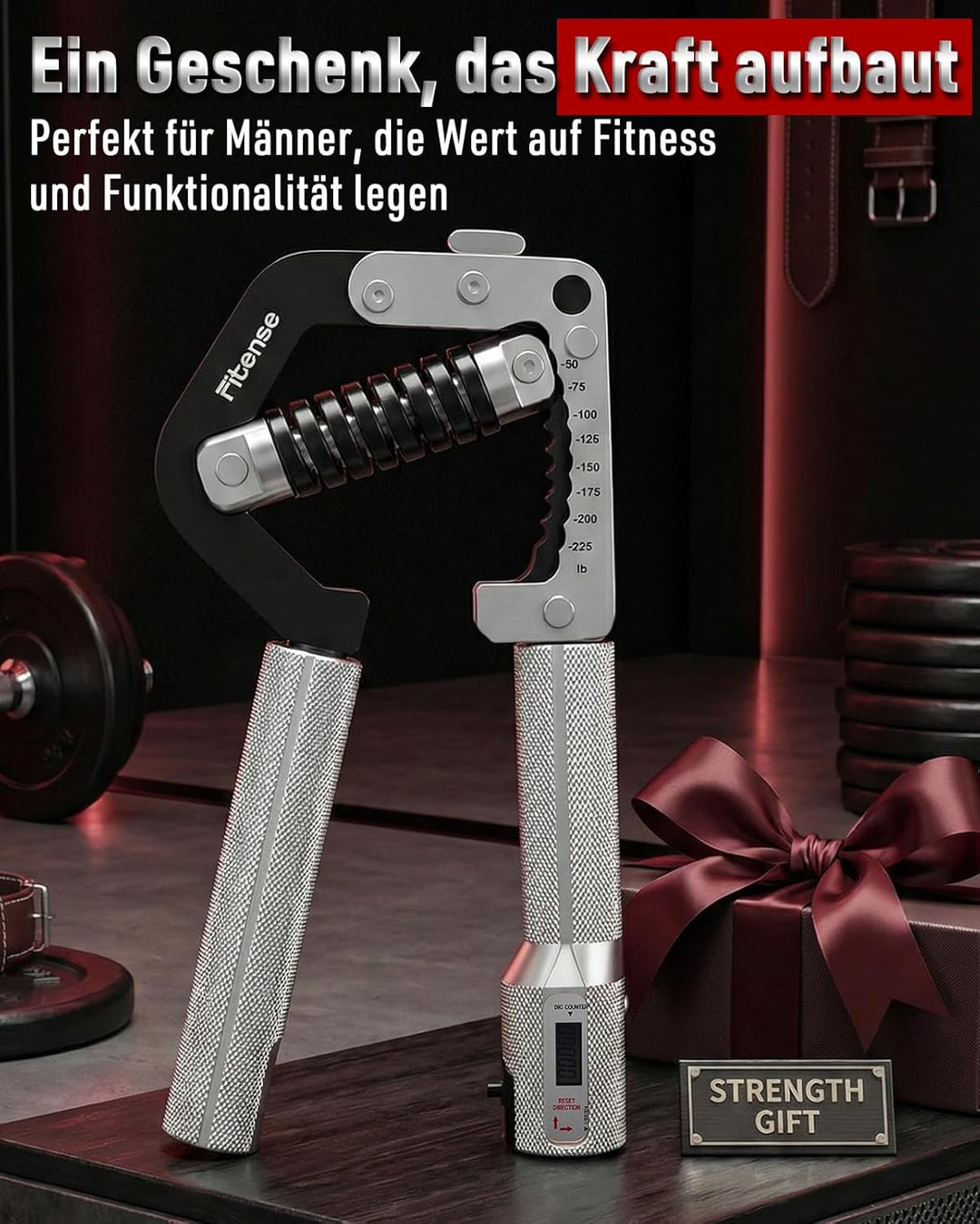 Handtrainer Fingertrainer, Grip Griffkrafttrainer(50-225LB), Griffkraft Trainer Trainer für Handgele