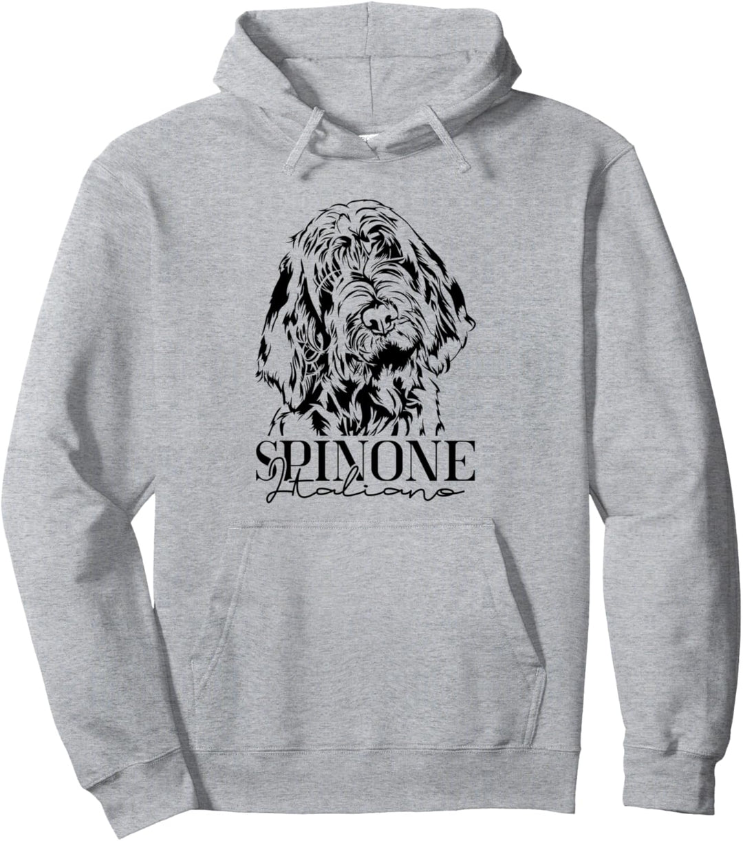 Spinone Italiano Jagdhund Hunde Portrait Hundeportrait Pullover Hoodie
