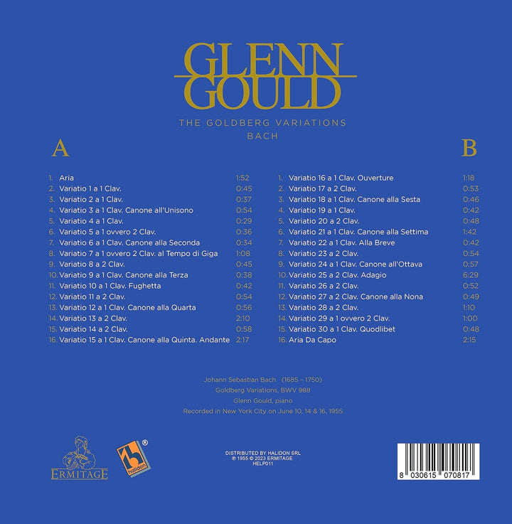 Glenn Gould – The Goldberg Variations Bach, Vinyl