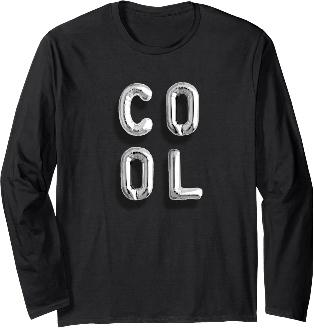 Coole Mylar-Luftballons. Langarmshirt