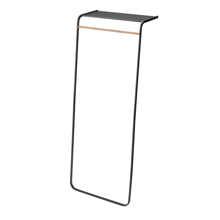 YAMAZAKII Tower Standgarderobe, Stahl, Schwarz, One Size