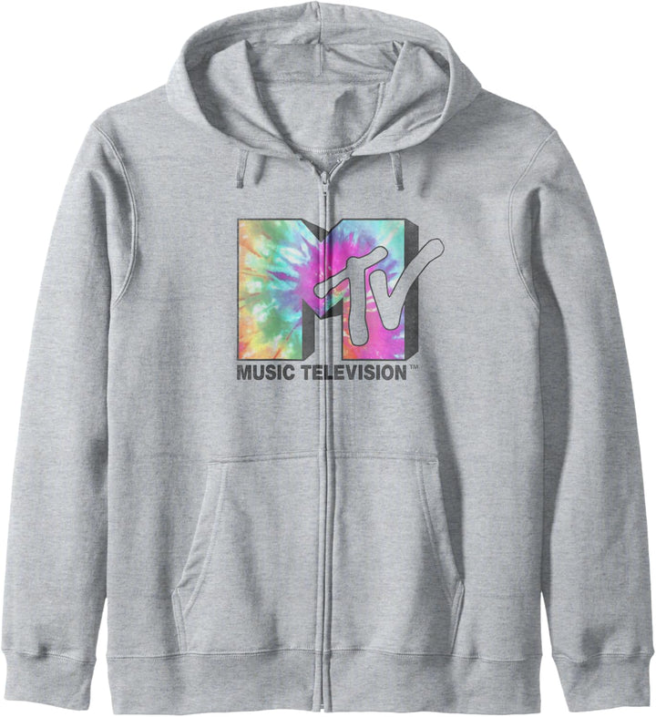 MTV Logo Classic Tie Dye Kapuzenjacke