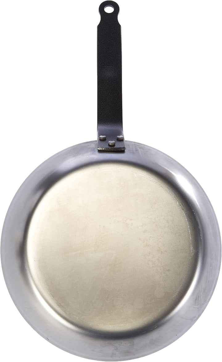 de Buyer - Bratpfanne CARBONE PLUS aus Eisenstahl - 24 cm - 5110.24, Silber Durchmesser 24cm, Durchm
