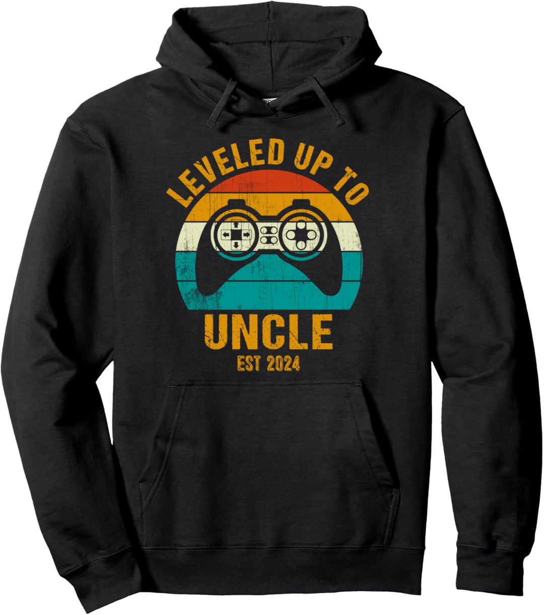 Herren Onkel To Be New Uncle First Time Uncle 2024 Pullover Hoodie