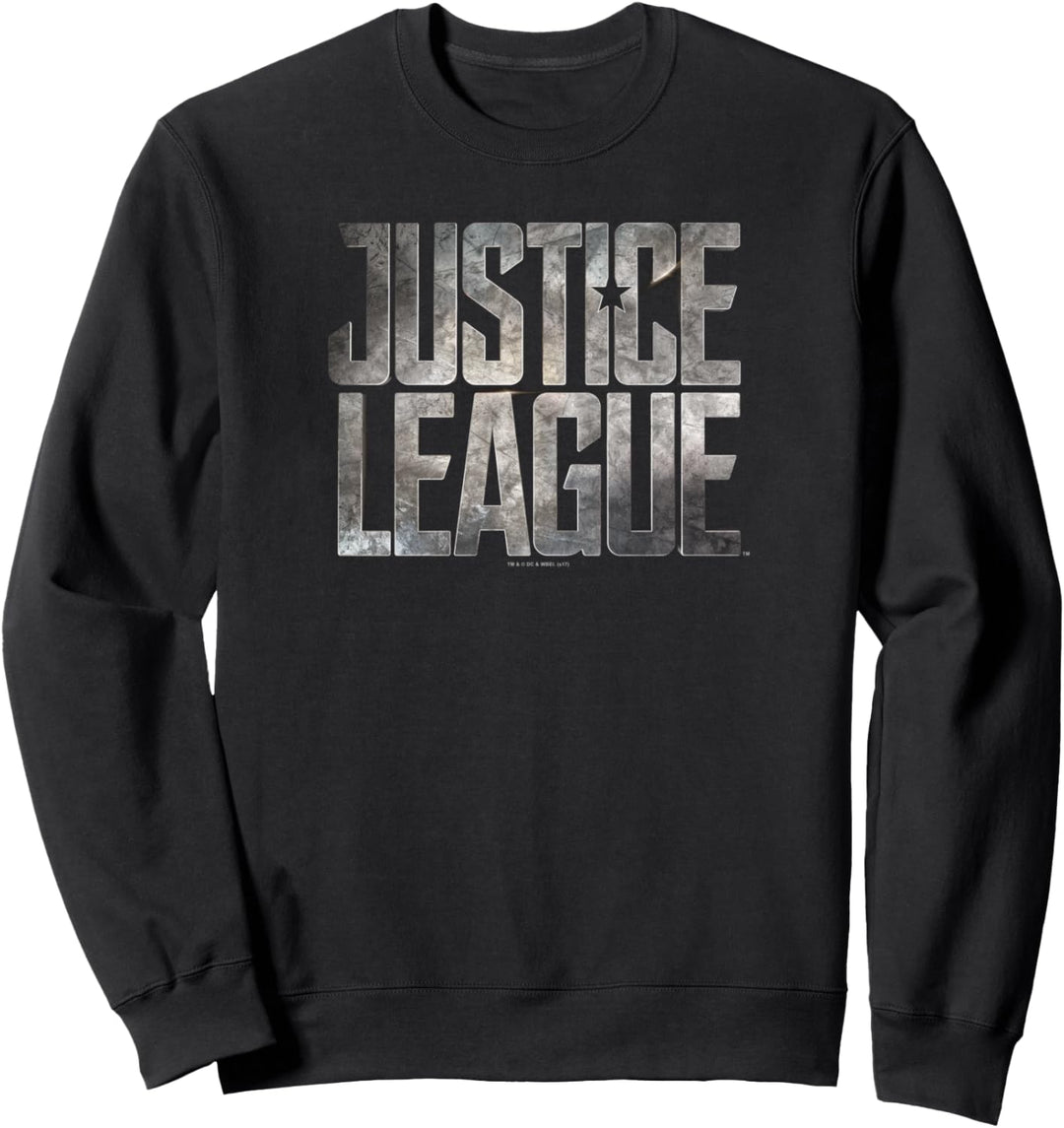 Justice League Movie Metal Logo Sweatshirt