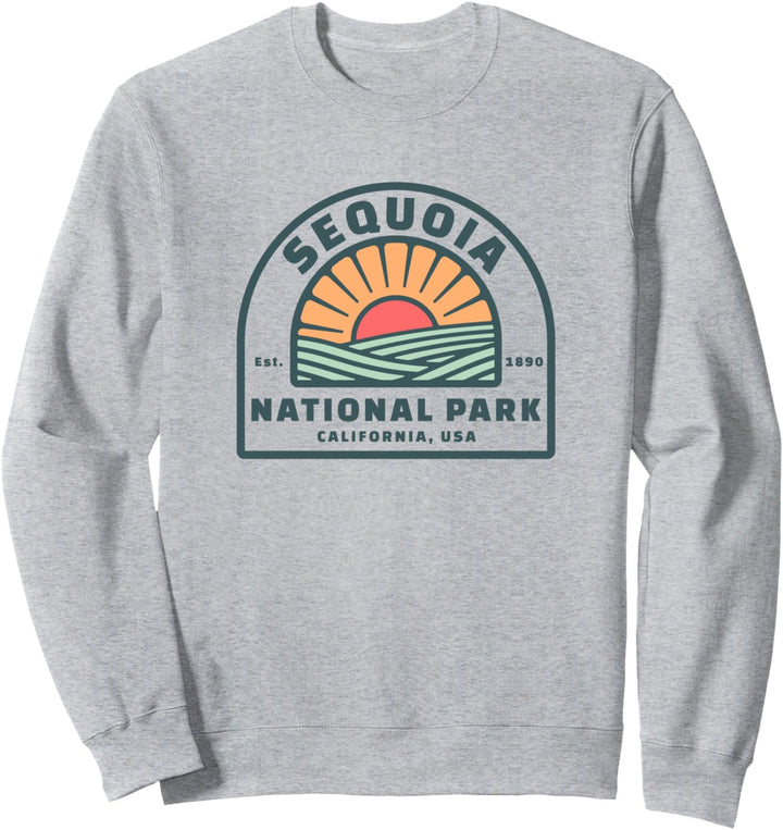Familienurlaubsgeschenk - Retro Sequoia National Park Sweatshirt