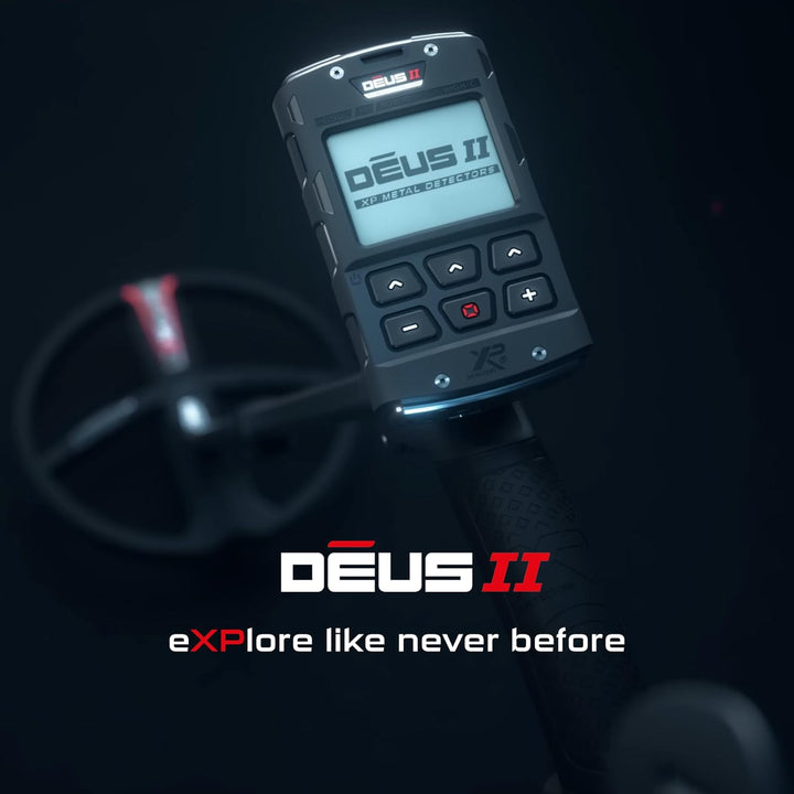 XP Metal Detectors Deus II Kabellose Fernbedienung, stossfest und 20 Meter IP68 wasserdicht - für in
