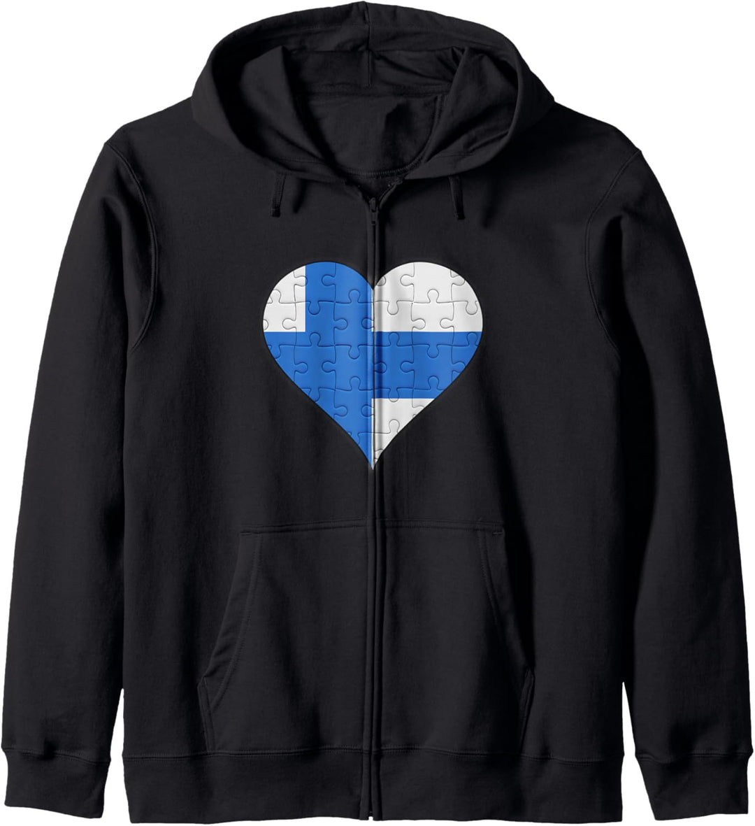 Finnland Finnische Flagge Herz Kapuzenjacke