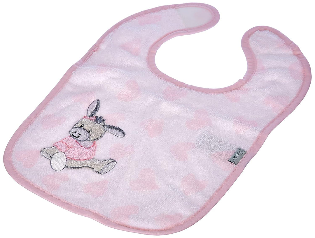 Sterntaler 9701838 Geschenk-Set Emmi Girl, Lätzchen, Spieluhr und Waschhandschuh, Alter: ab 0 Monate