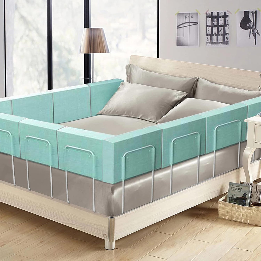 JOIEYOU Bettgitter Bettschutzgitter Rausfallschutz Bett 60cm Bettgitter 5 Loch Höhenverstellbar Bett
