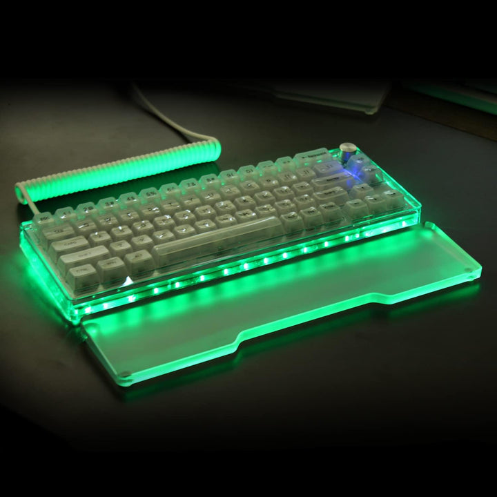 MAMBASNAKE Handgelenkauflage für Tastatur, Ergonomisches Tastaturpad aus Acryl für 60% Tastatur - Ke