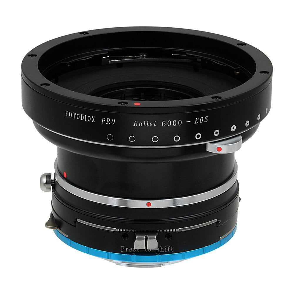Fotodiox Pro Combo Shift Lens Adapter Kit Compatible with Rollei 6000 Lenses on Fujifilm X-Mount Cam