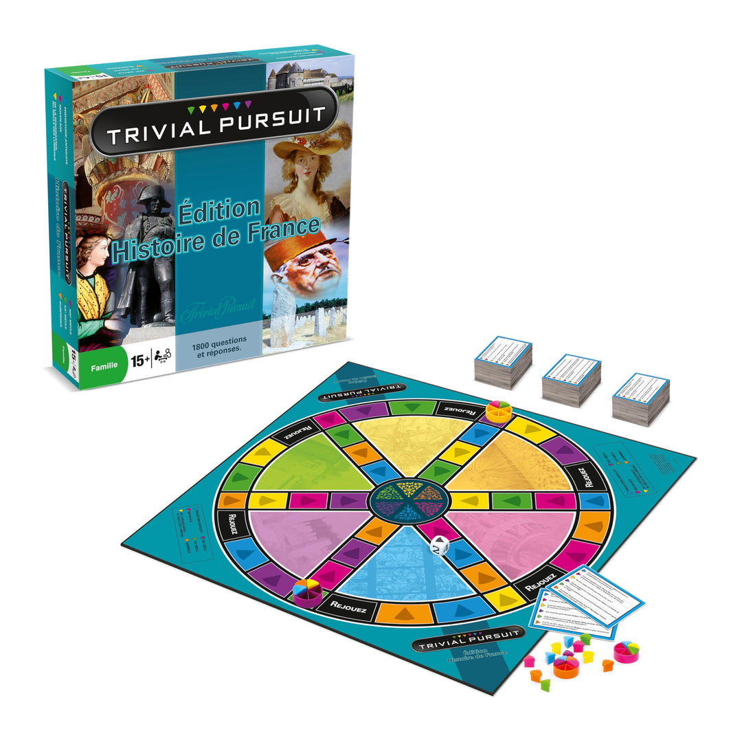 Winning Moves – 0345 – Spiel von Fragen und Antworten – Trivial Pursuit Geschichte de France 2014