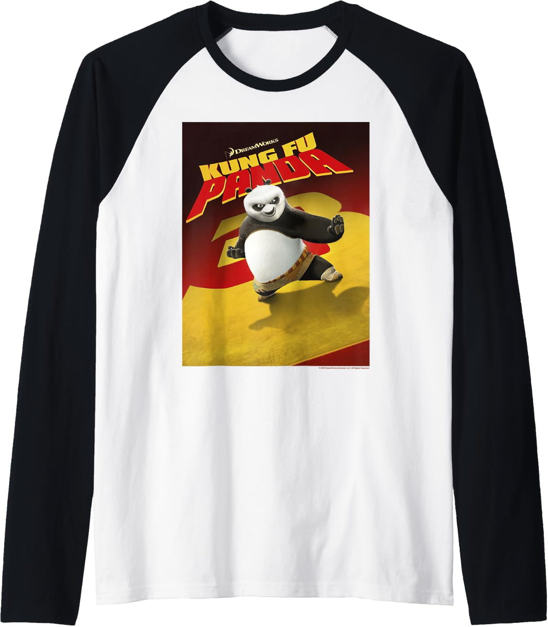 Kung Fu Panda 3 Po Partrait Movie Poster Raglan