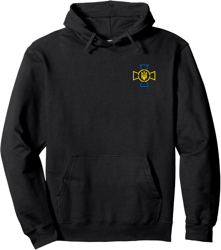 ATO Cross Tryzub Ukraine Volodyr Zelensky President Pullover Hoodie