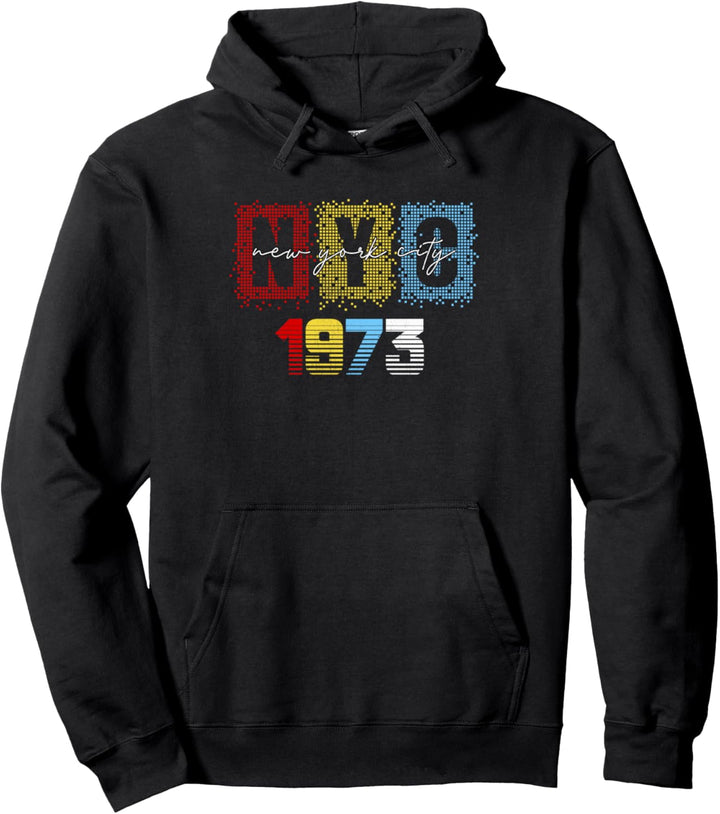 New York 1973 geboren im Jahr 1973 Geburtstag Pullover Hoodie